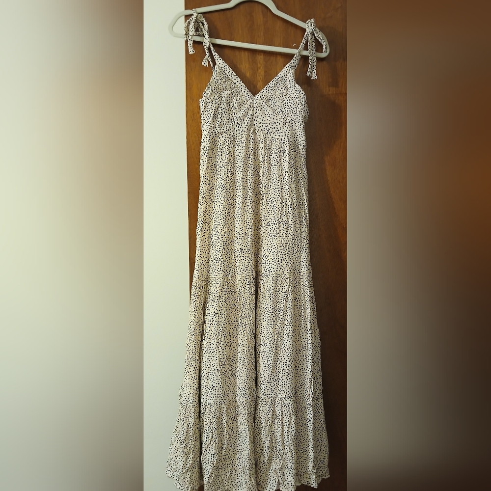 Express Polka Dot Maxi Dress
